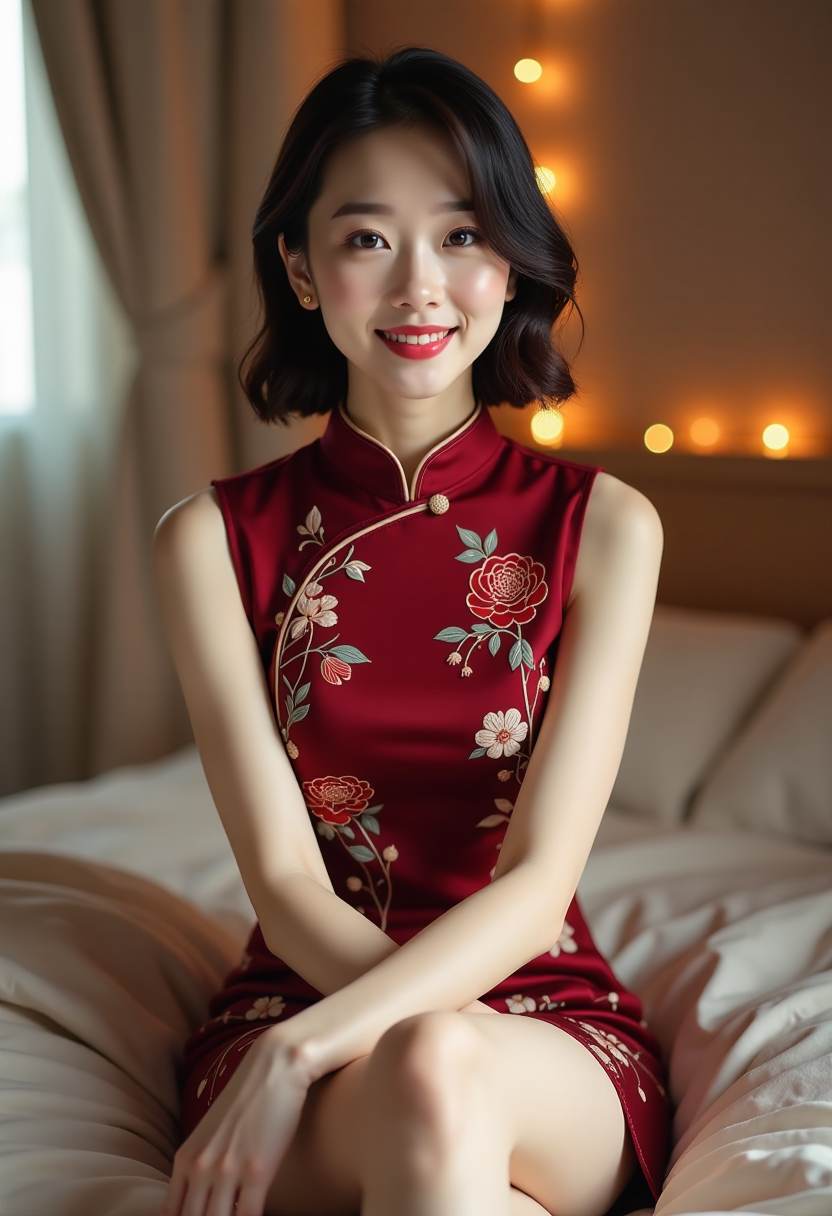 山峦暮色